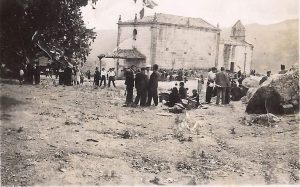 Foto antigua de la ermita de Nosa Señora do Xurés / Xosé Lamela Bautista