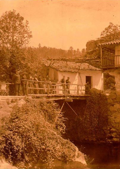 "Ponte Internacional de S. Gregório (Melgaço), há cerca de 100 anos atrás"/Melgaço. Entre o Minho e a Serra