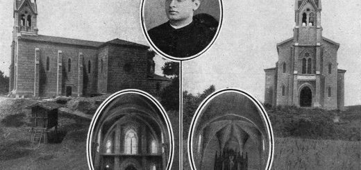 Iglesia de Sabucedo de Montes en 1916 y su promotor, Juan Bautista Casas/ Vida Gallega