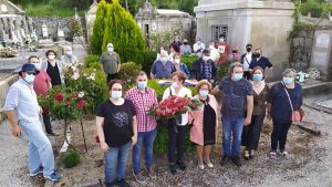 Homenaxe aos 7 republicanos fusilados no 39 e enterrados nunha fosa común no cemiterio de Celanova
