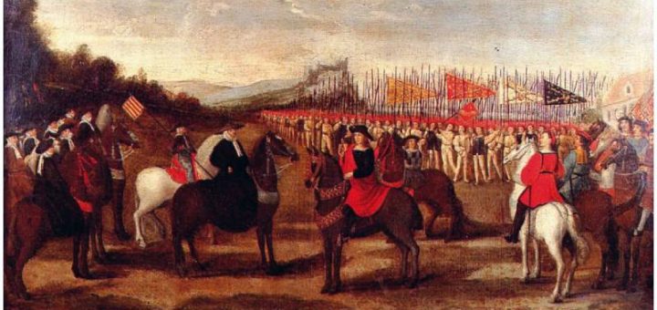 Encuentro entre Felipe el Hermoso y Fernando de Aragón/ Jacob van Laethem